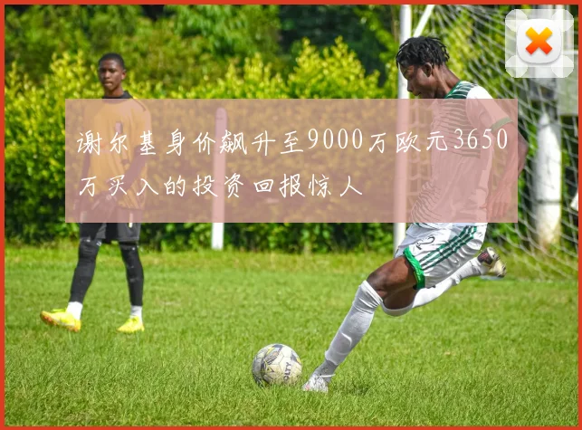 谢尔基身价飙升至9000万欧元3650万买入的投资回报惊人